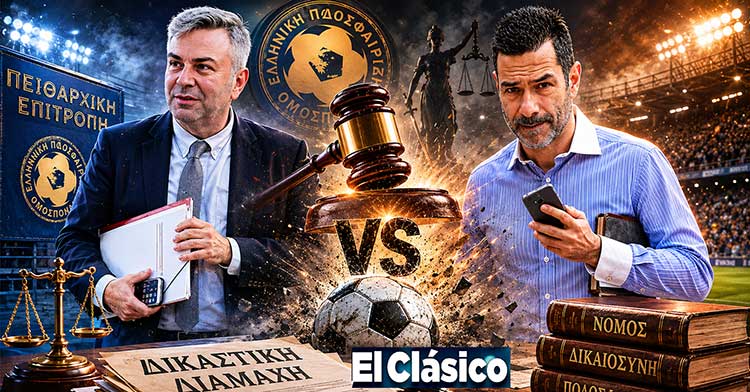 Δικαστικό “Ντέρμπι”: Σύγκρουση  Αργύρη Λίβα και Χάρη Γρηγορίου για το ματς ΠΑΣ Πύργος-Ζάκυνθος στο “EL CLASICO”